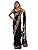SIRIL Women's Organza Sequence Embroidery Scollped Border Saree With Unstitched Blouse Piece