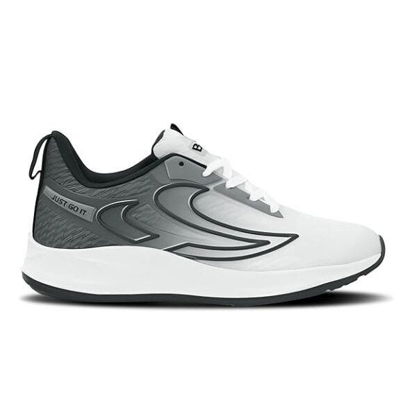 BRUTON EVA Lite Sport Shoes Running Shoes for Men- White - Image 2