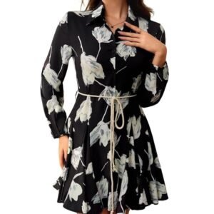 Leriya Fashion Summer Dress for Women – Short One Piece A-Line Midi Dress | Lightweight Vacation Wear & Daily Casual Outfit