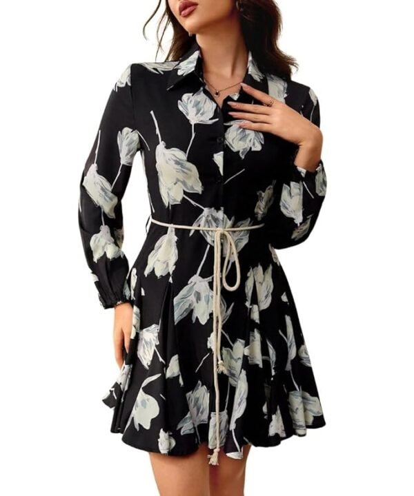 Leriya Fashion Summer Dress for Women – Short One Piece A-Line Midi Dress | Lightweight Vacation Wear & Daily Casual Outfit