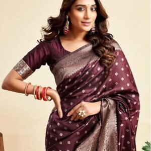 women's banarasi soft silk