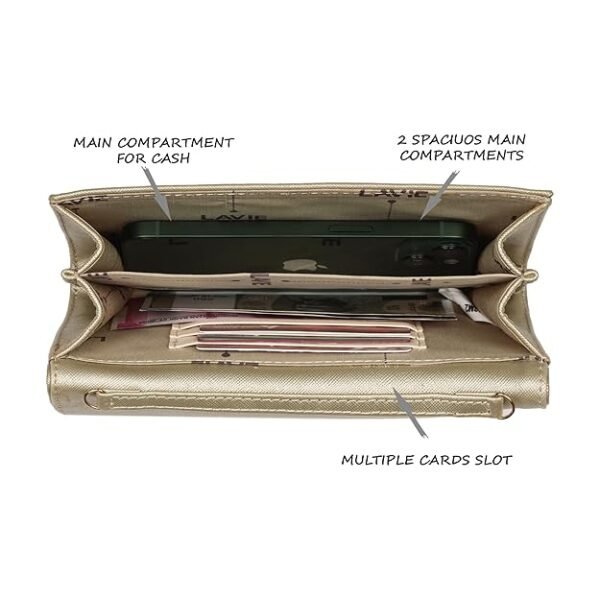 Lavie Women's Curve Ava Envelope Clutch | Ladies Purse Handbag - Image 3