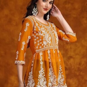 chikankari kurti for women