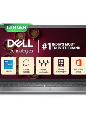 Dell 15 Intel Core i5 13th Gen - 1334U, 16GB DDR4 RAM, 512GB SSD, FHD 15.6"/39.62 cm,