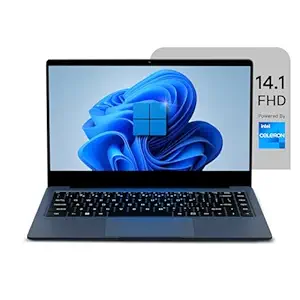 BrowseBook 14.1" FHD IPS Laptop | Best Student & Office Work Laptop | Celeron N4020 | 4GB RAM | 128GB SSD | Windows 11 | 38Wh | 1.3kg | Grey