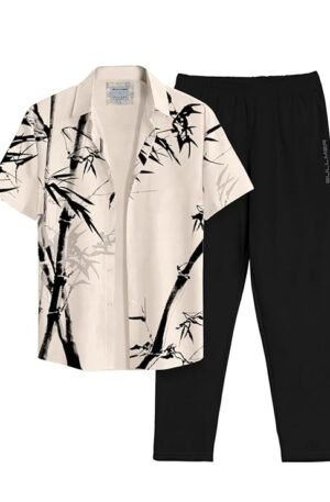 BULLMER Clothing Set with Trendy Shirt & Pants Co-ords for Men