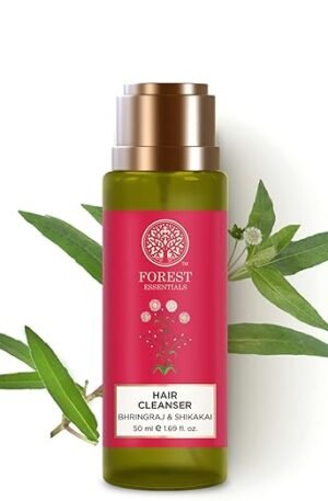 Forest Essentials Ayurvedic Shampoo Bhringraj & Shikakai | Natural Remedy for Hair Fall, Hair Thinning & Dandruff | Sulphate Free